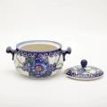 Ręcznie malowana waza ceramiczna BUFET 1l z Bolesławca.
