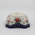 Ręcznie dekorowana miska ceramiczna TULIPAN idealna do codziennego użytku i na prezent.