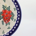 Rękodzielniczy talerz obiadowy 26 cm w motyw ANDY – wyjątkowa oprawa każdego posiłku.