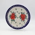Płytki talerz ceramiczny 26 cm we wzorze ANDY, idealny do serwowania dań głównych.