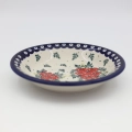 Talerz głęboki ANDY 22,5 cm z ręcznie malowaną dekoracją ceramiczną.