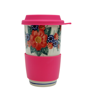 Kubek podróżny z silikonem (A281 D68)    