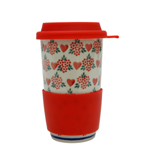 Kubek podróżny z silikonem (A281 D88)     