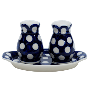 Solniczka i pieprzniczka z tacką (A12 D64)