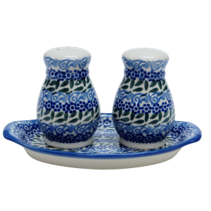 Solniczka i pieprzniczka z tacką (A12 D75)