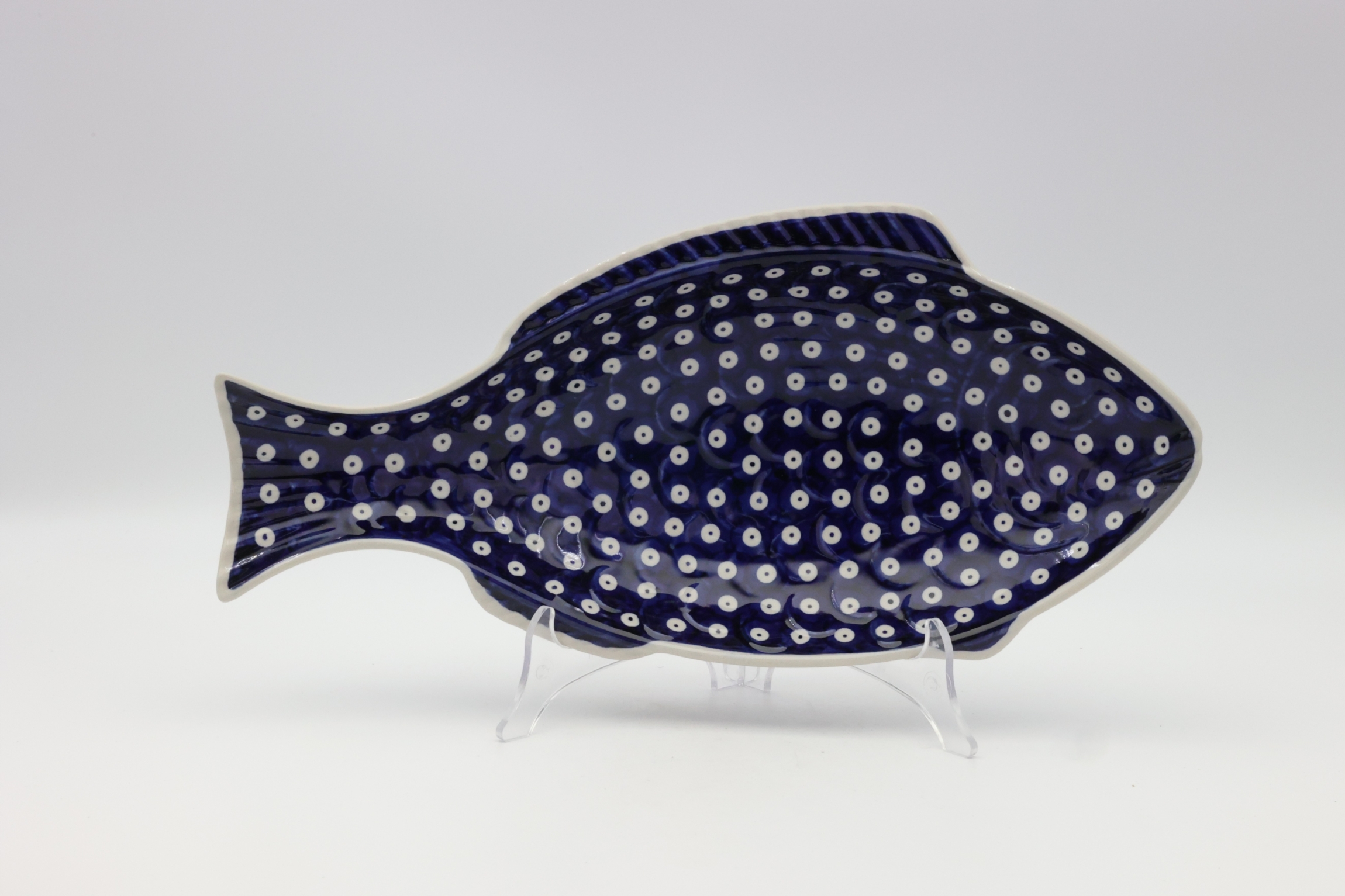 Półmisek bolesławiecki do zapiekania Ryba duży