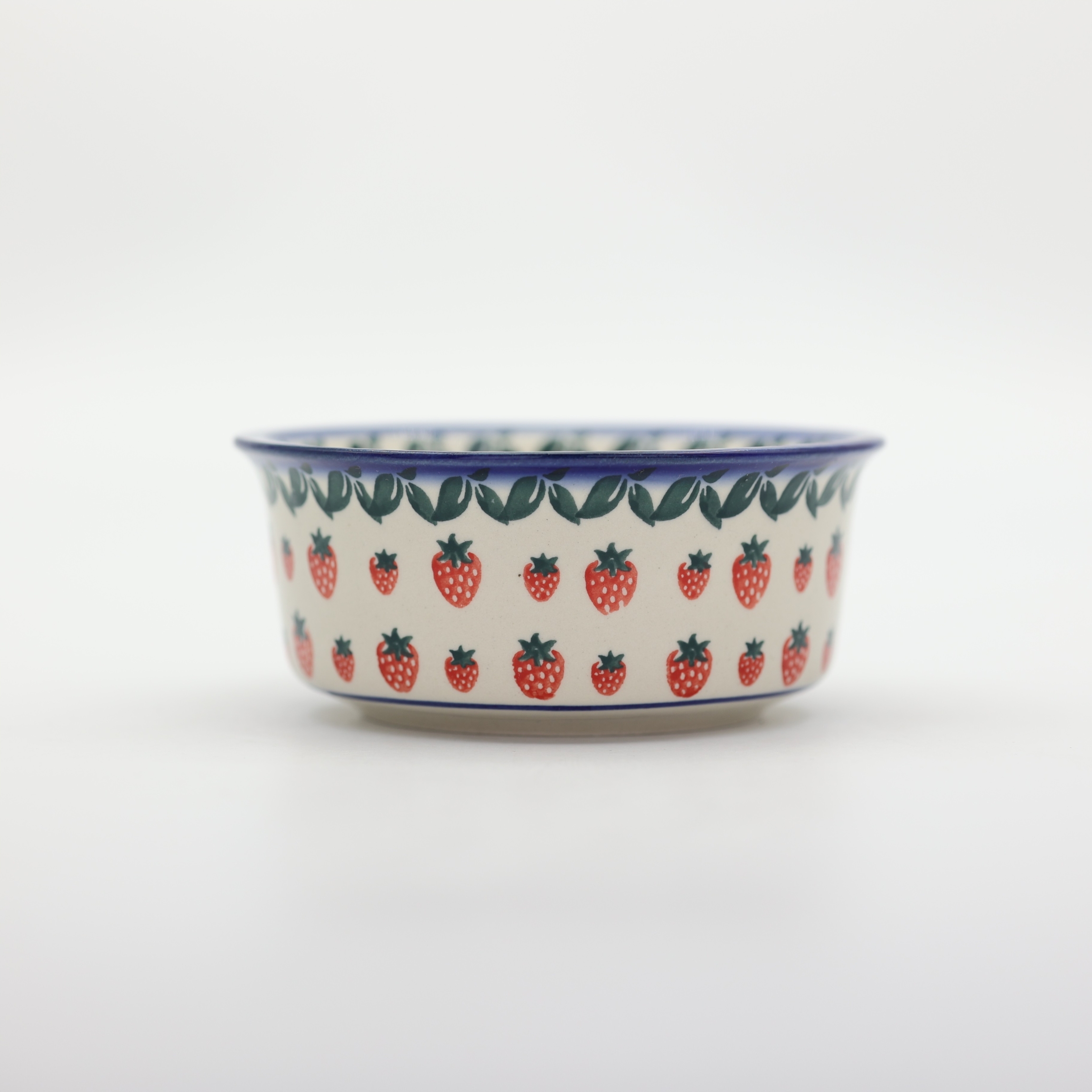 Miska / salaterka mała A401 D139 – ręcznie malowana ceramika bolesławiecka, idealna do zup, deserów i przekąsek.