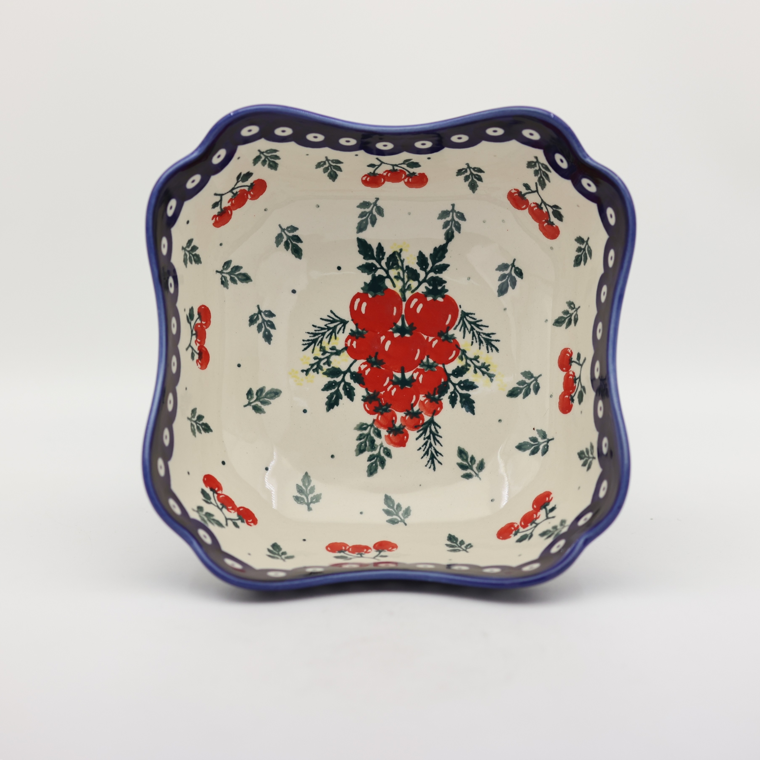 Ręcznie dekorowana miska ceramiczna TULIPAN idealna do codziennego użytku i na prezent.